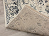 Faded Design Transitional Style Cream and Charcoal Colour Rug - Rugs Direct