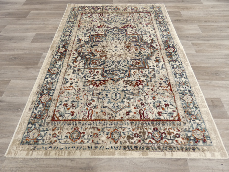 Multicolour Transitional Medallion Rug - Rugs Direct