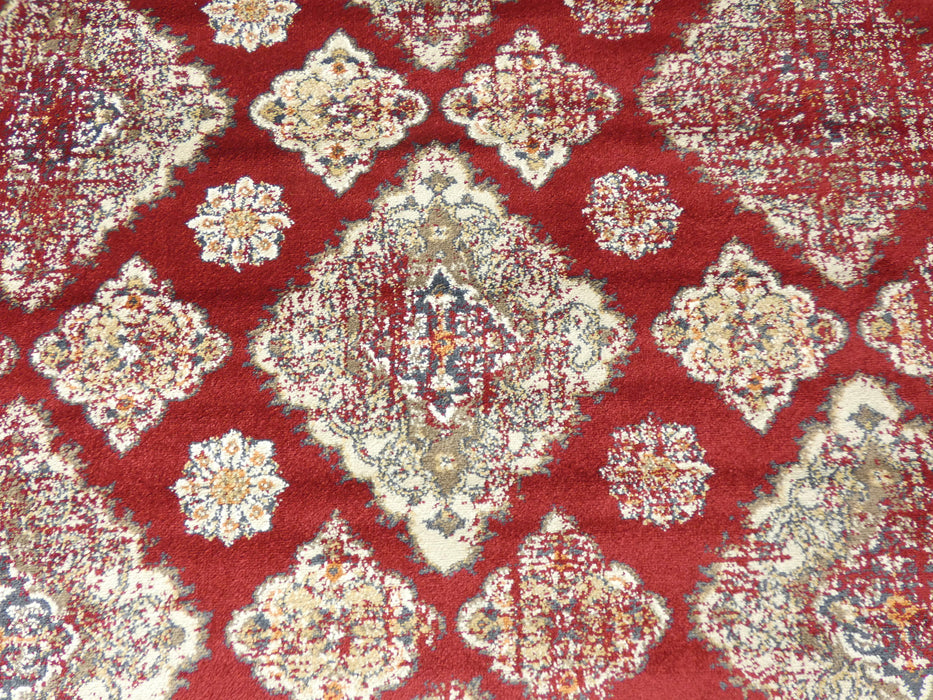 Traditional Design Red Colour Rug - Rugs Direct