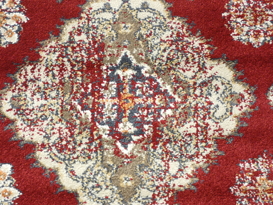 Red Rug Traditional Design Traditional Design Red Colour Rug — Rugs Direct