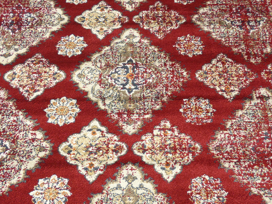 Red Rug Traditional Design Traditional Design Red Colour Rug — Rugs Direct
