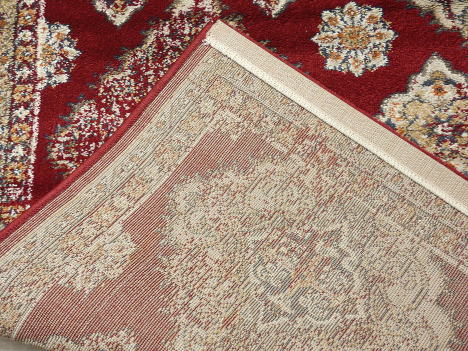 Traditional Design Red Colour Rug - Rugs Direct
