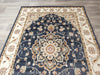 Traditional Medallion Design Charcoal Colour Rug - Rugs Direct