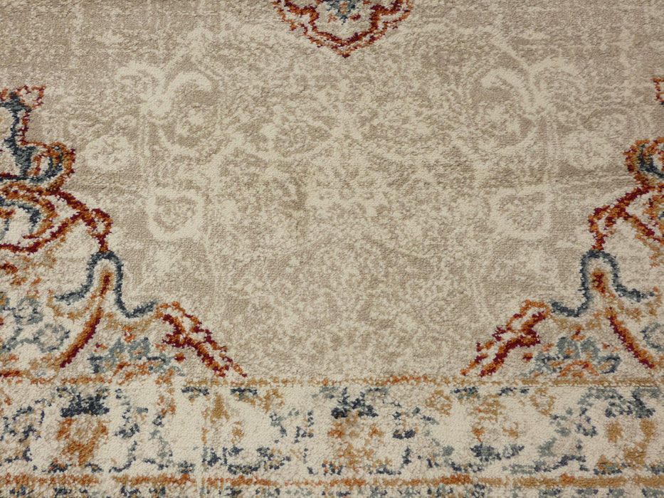 Washed Out Rugs Washed Out, Traditional Design Beige and Cream Colour Rug — Rugs Direct