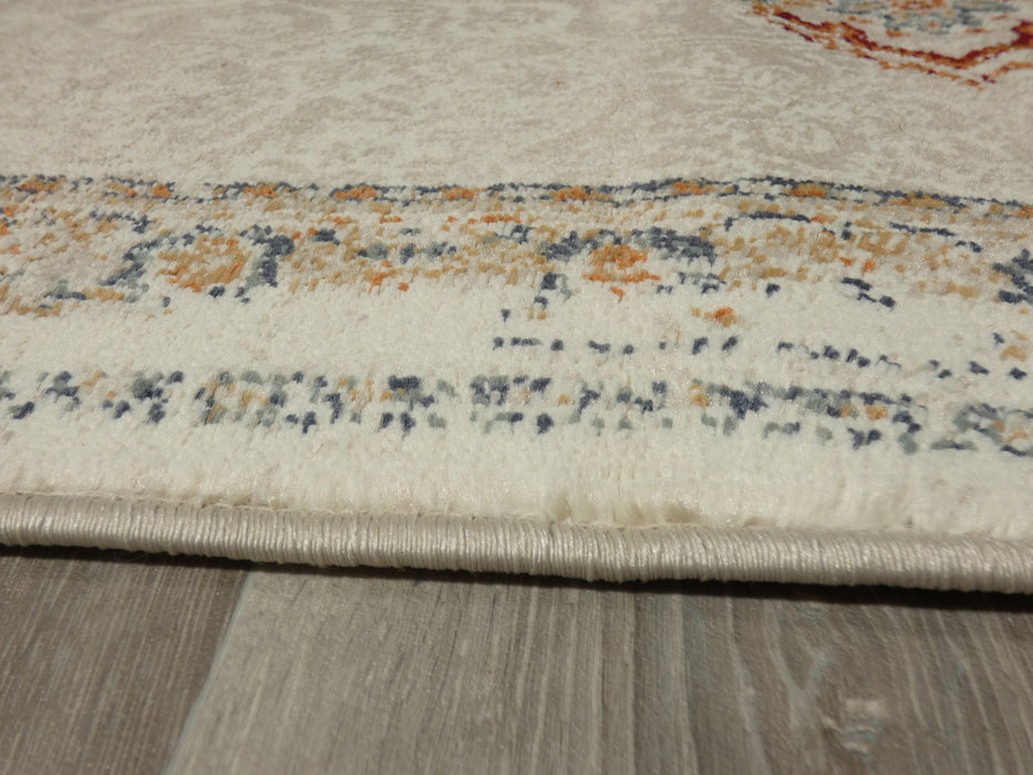 Washed Cream Rug Washed Out, Traditional Design Beige and Cream Colour Rug — Rugs Direct
