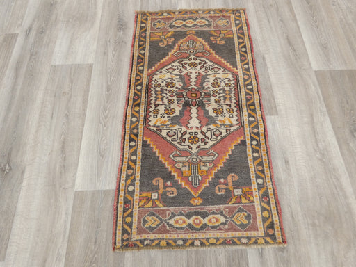 Vintage Turkish rug on the floor