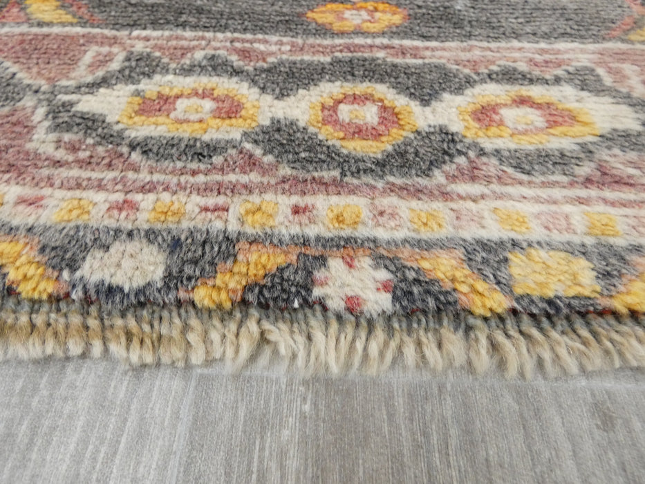 Vintage Hand Knotted Anatolian Turkish Rug Size: 108 x 58cm