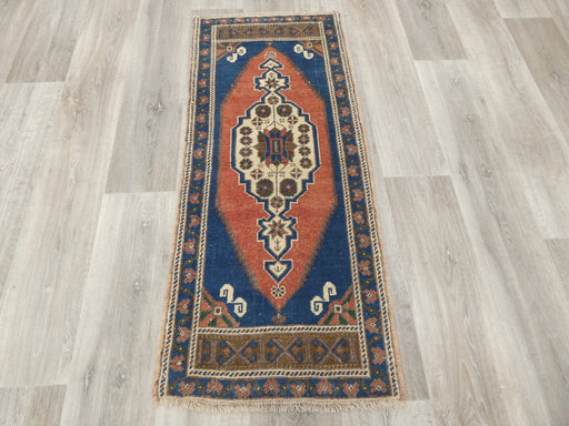 Vintage Turkish Rug on the floor