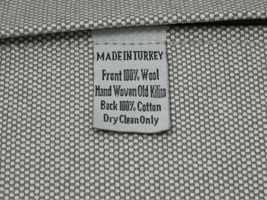 TURKISH HAND MADE VINTAGE KILIM LUMBAR PILLOW (40 X 60CM) - Rugs Direct