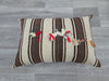 TURKISH HAND MADE VINTAGE KILIM LUMBAR PILLOW (40 X 60CM) - Rugs Direct