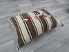 TURKISH HAND MADE VINTAGE KILIM LUMBAR PILLOW (40 X 60CM) - Rugs Direct