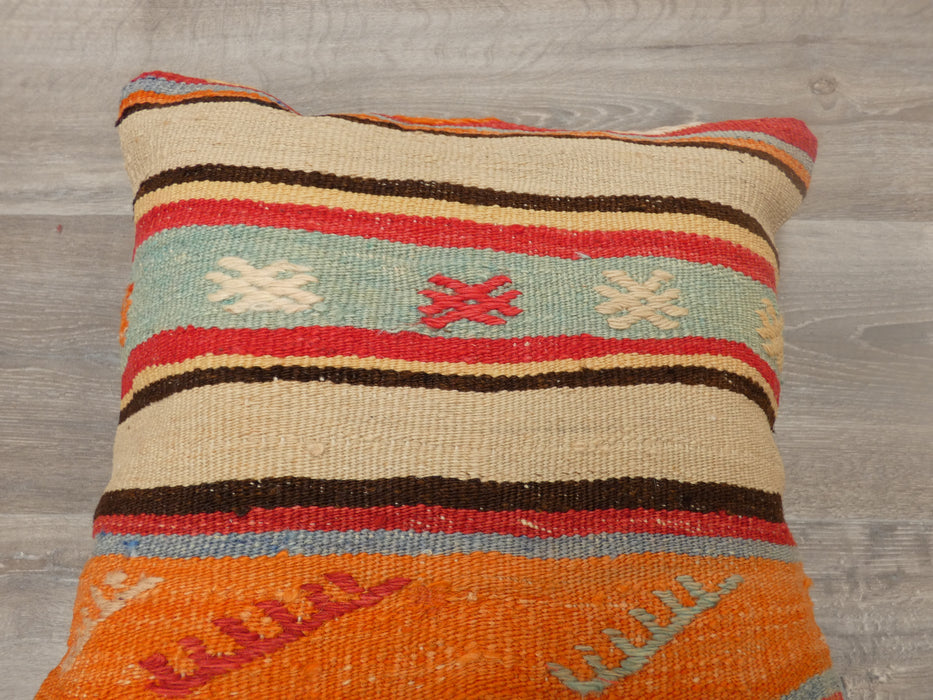 TURKISH HAND MADE VINTAGE RUG CUSHION — Rugs Direct