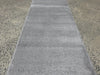 Plain Grey Colour Turkish Hallway Runner 100cm Wide x Cut To Order - Rugs Direct