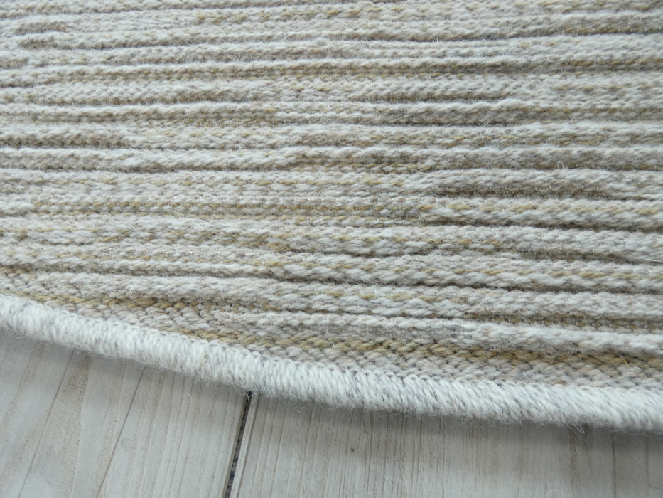 High Line Flatweave Pure Wool Round Rug Size: 200 x 200cm