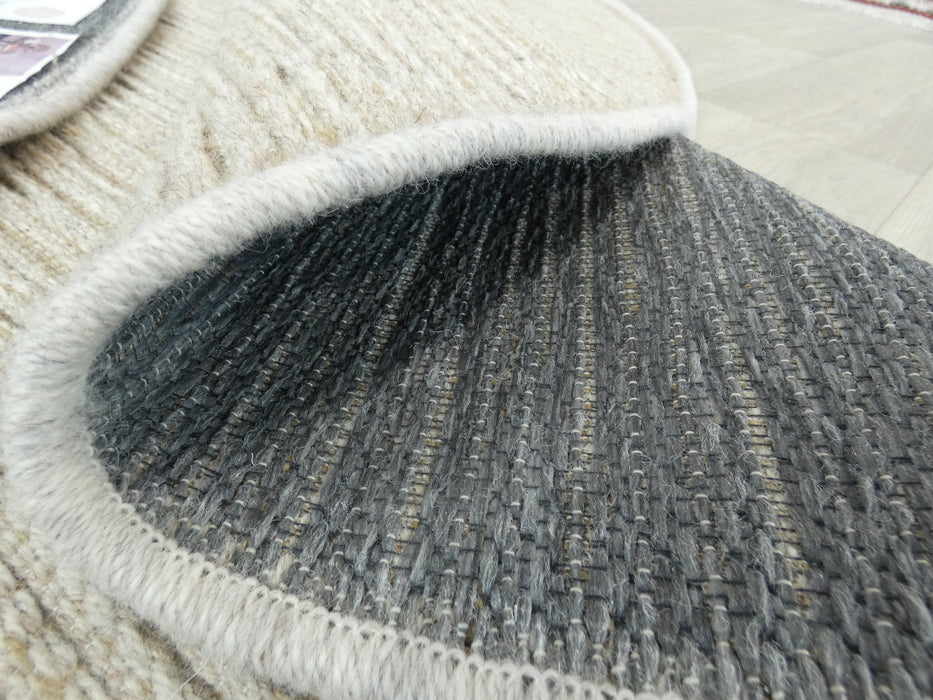 High Line Flatweave Pure Wool Round Rug Size: 200 x 200cm