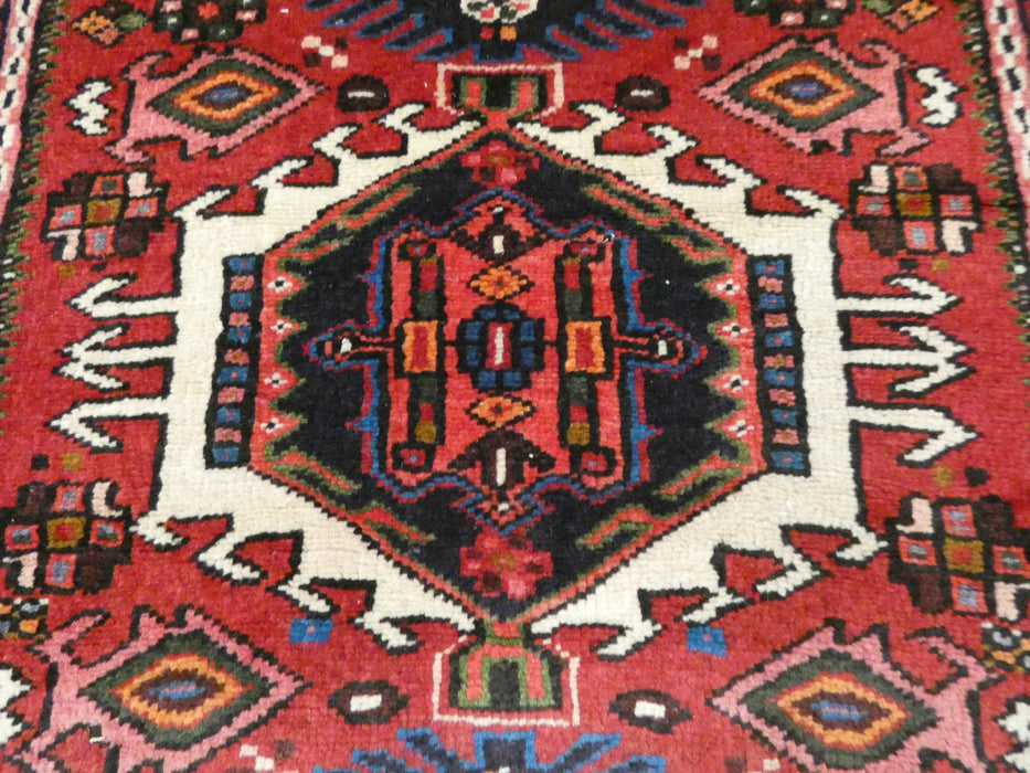 Persian Hand Knotted Qaracheh Hallway Runner-Rugs Direct NZ