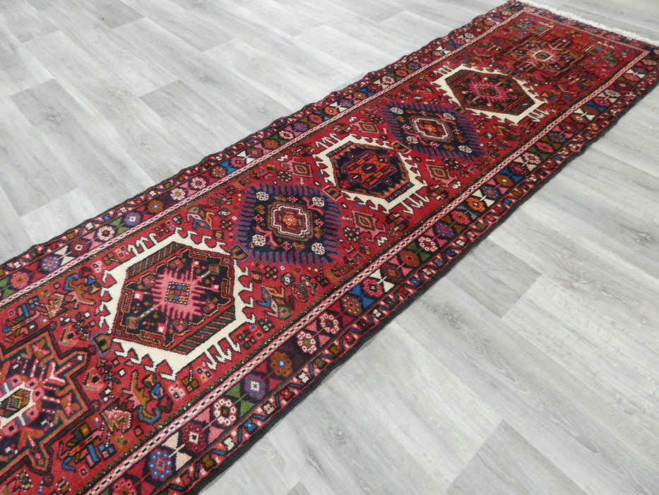 Persian Hand Knotted Qaracheh Hallway Runner-Rugs Direct NZ