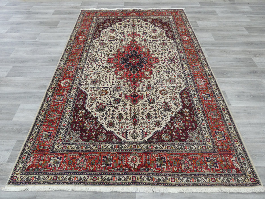 Persian Hand Knotted Tabriz Rug- Rugs Direct 