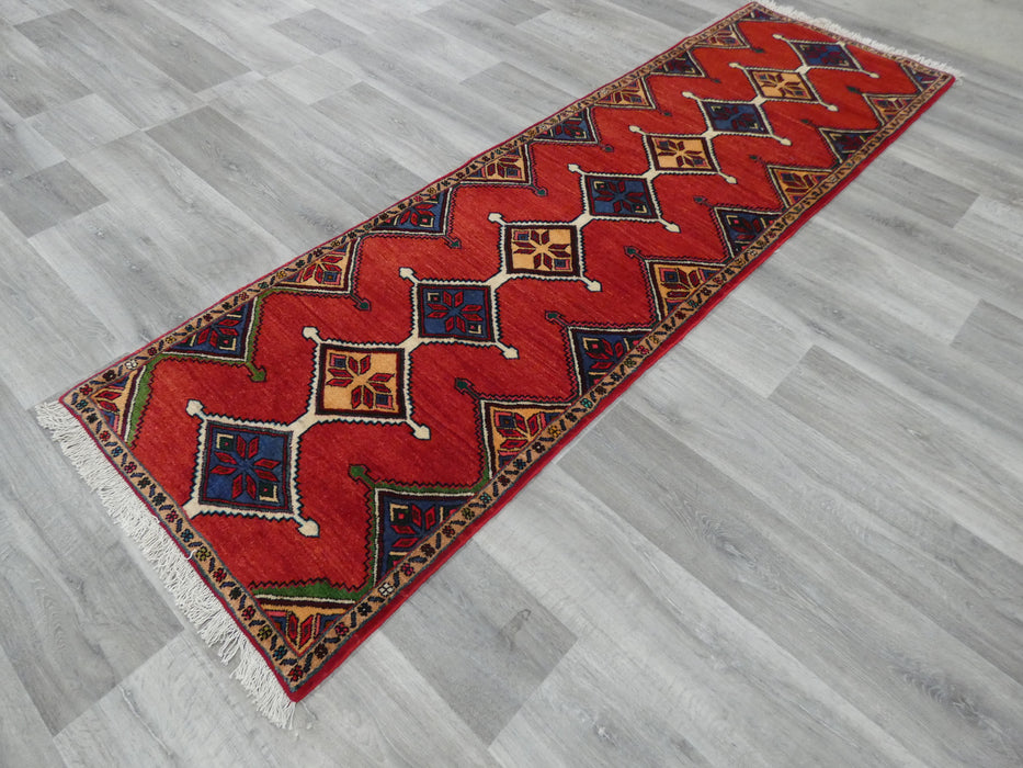 Persian Hand Knotted Sanandaj Hallway Runner- Rugs Direct