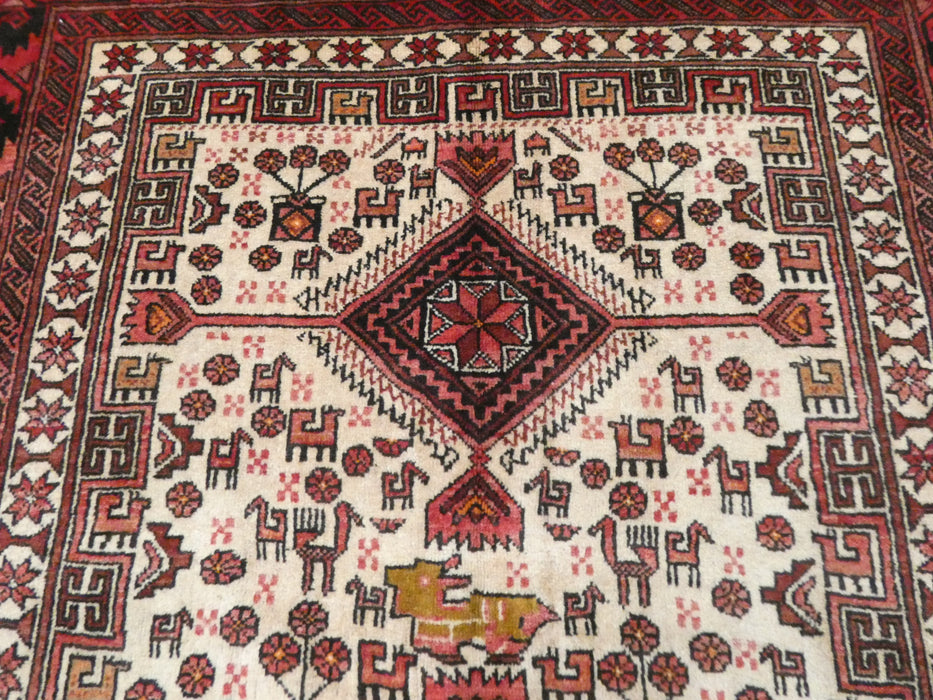 Persian Hand Knotted Baluchi Rug- RUGS DIRECT