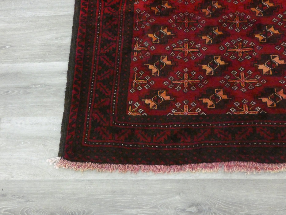 Persian Hand Knotted Baluchi Rug Size: 202 x 107cm