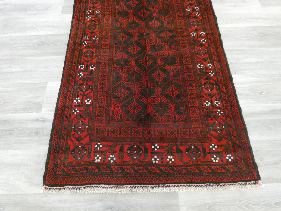 Persian Hand Knotted Baluchi Rug- Rugs Direct 