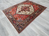 Genuine Persian Hand Knotted Heriz Rug- Rugs Direct 