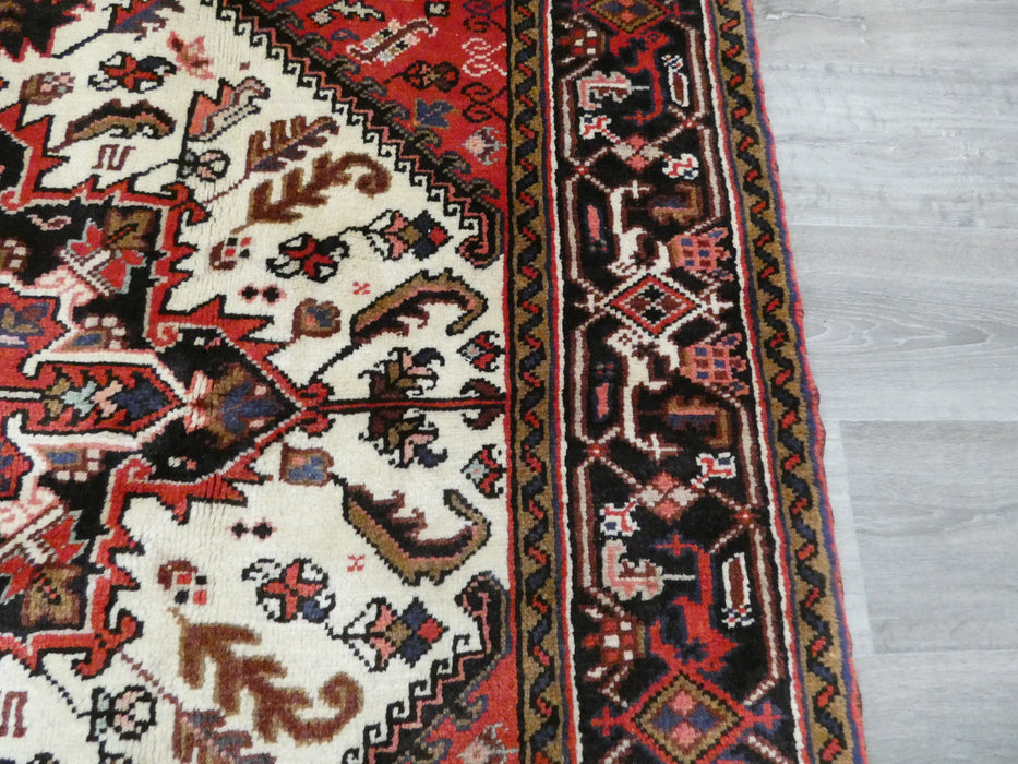 Genuine Persian Hand Knotted Heriz Rug- Rugs Direct 