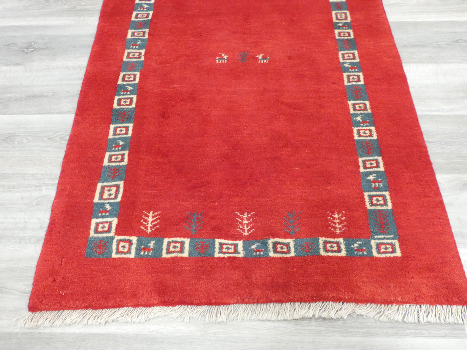 Authentic Persian Hand Knotted Gabbeh Rug- Rugs Direct