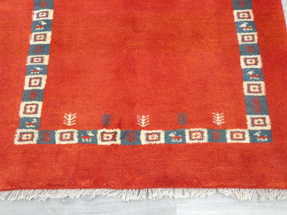 Authentic Persian Hand Knotted Gabbeh Rug- Rugs Direct