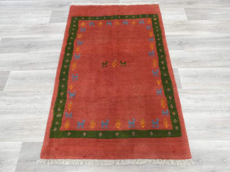 Authentic Persian Hand Knotted Gabbeh Rug - Rugs Direct 