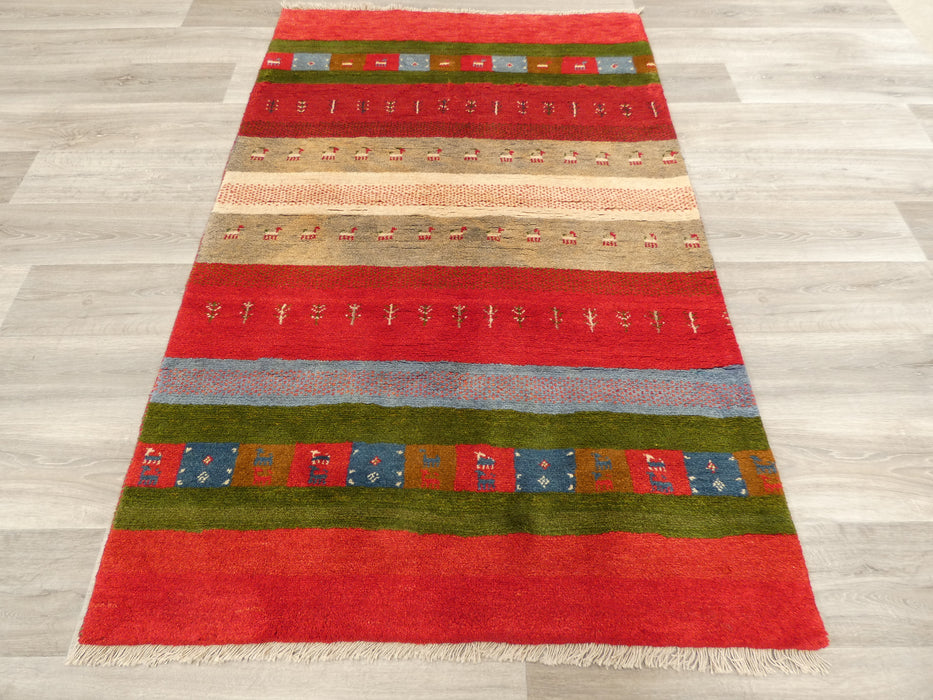 Authentic Persian Hand Knotted Gabbeh Rug Size: 119 x 185cm - Rugs Direct
