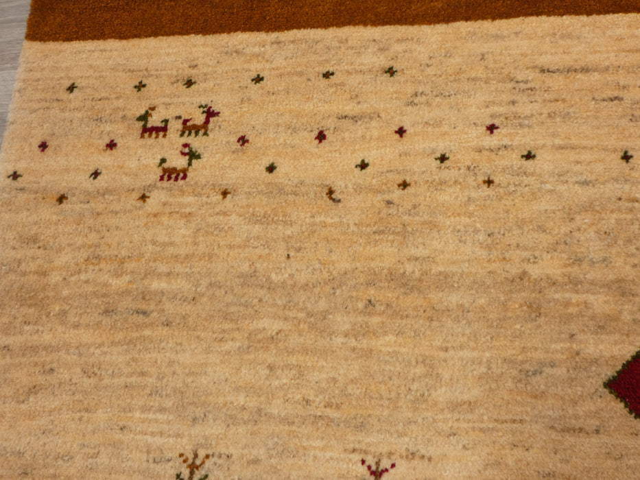 Authentic Persian Hand Knotted Gabbeh Rug Size: 232 x 163cm - Rugs Direct