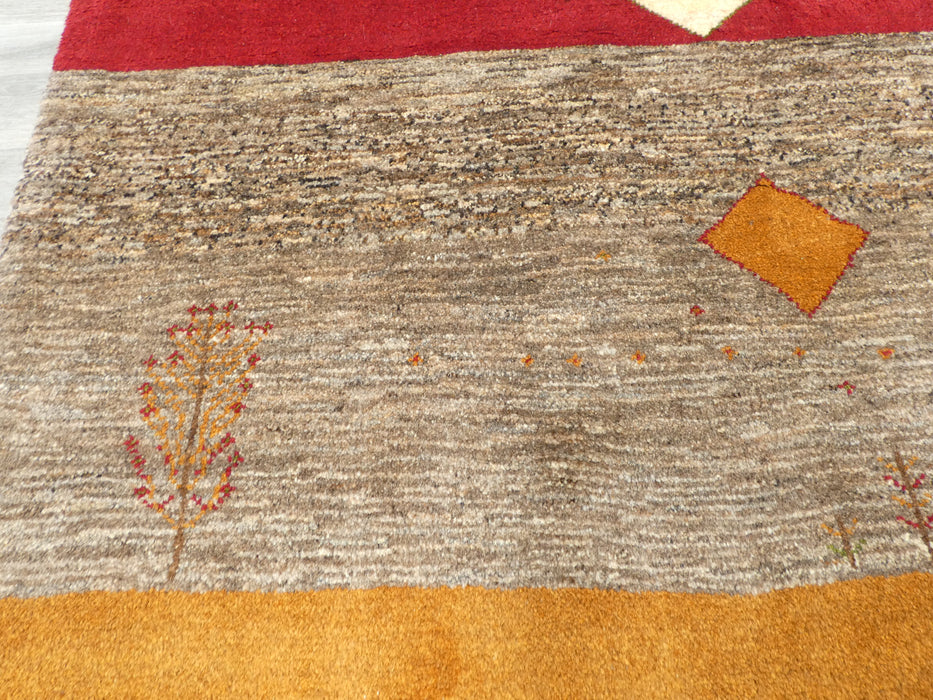 Authentic Persian Hand Knotted Gabbeh Rug Size: 232 x 163cm - Rugs Direct