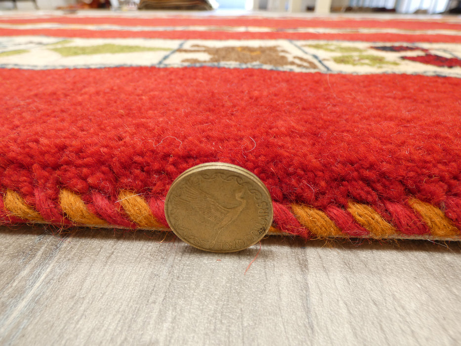 Authentic Persian Hand Knotted Gabbeh Rug Size: 298 x 195cm - Rugs Direct