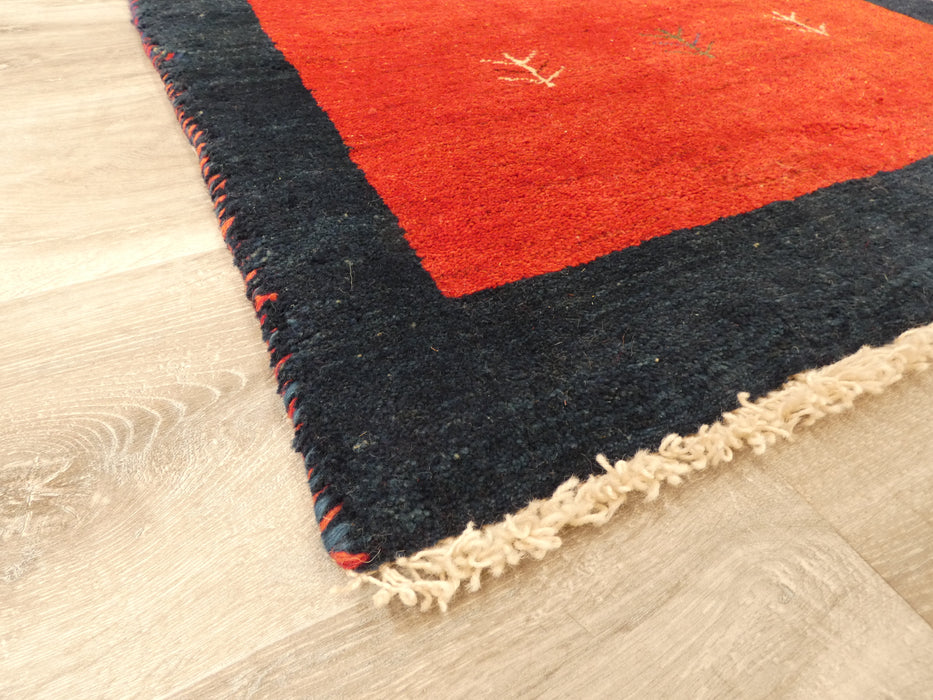 Authentic Persian Hand Knotted Gabbeh Rug Size: 173 x 75cm