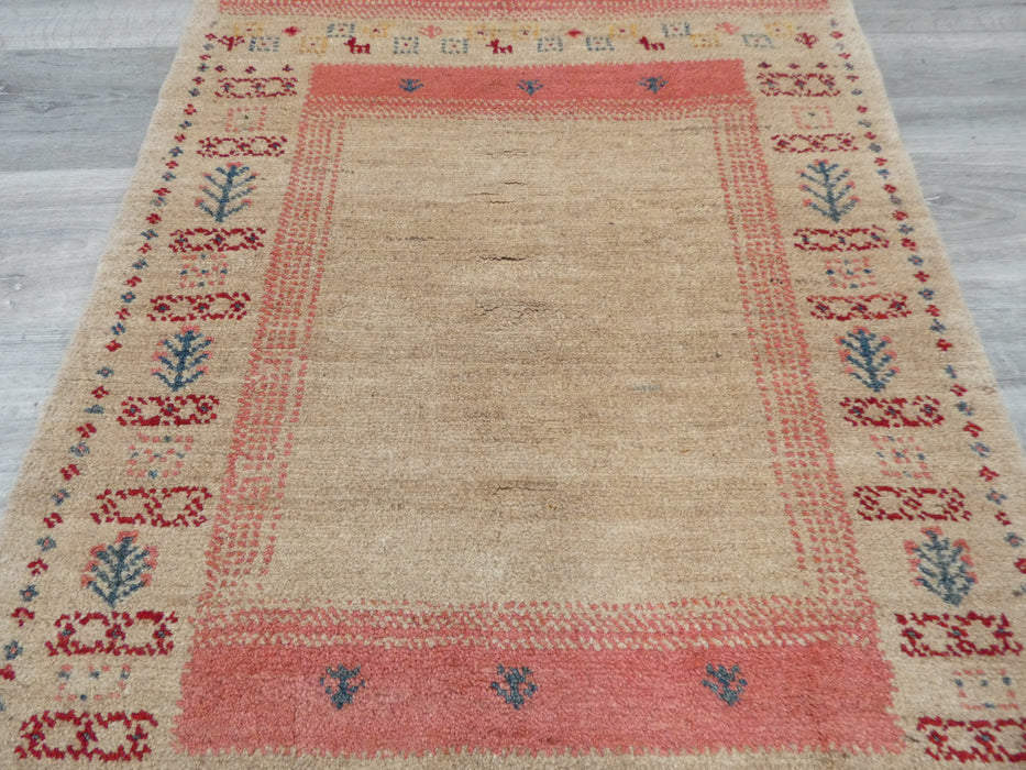 Authentic Persian Hand Knotted Gabbeh Rug Size: 117 x 80cm