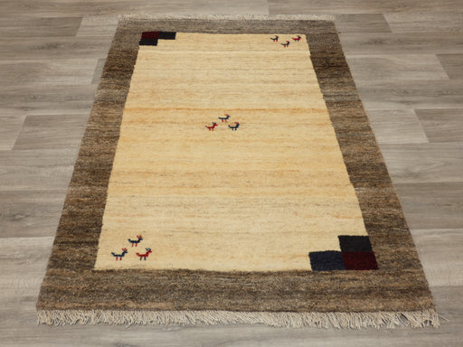 Authentic Persian Hand Knotted Gabbeh Rug Size: 157 x 105cm- Rugs Direct 