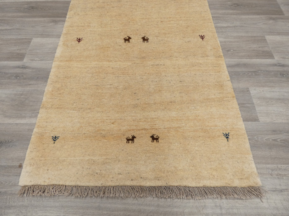 Authentic Persian Hand Knotted Gabbeh Rug Size: 170 x 100cm