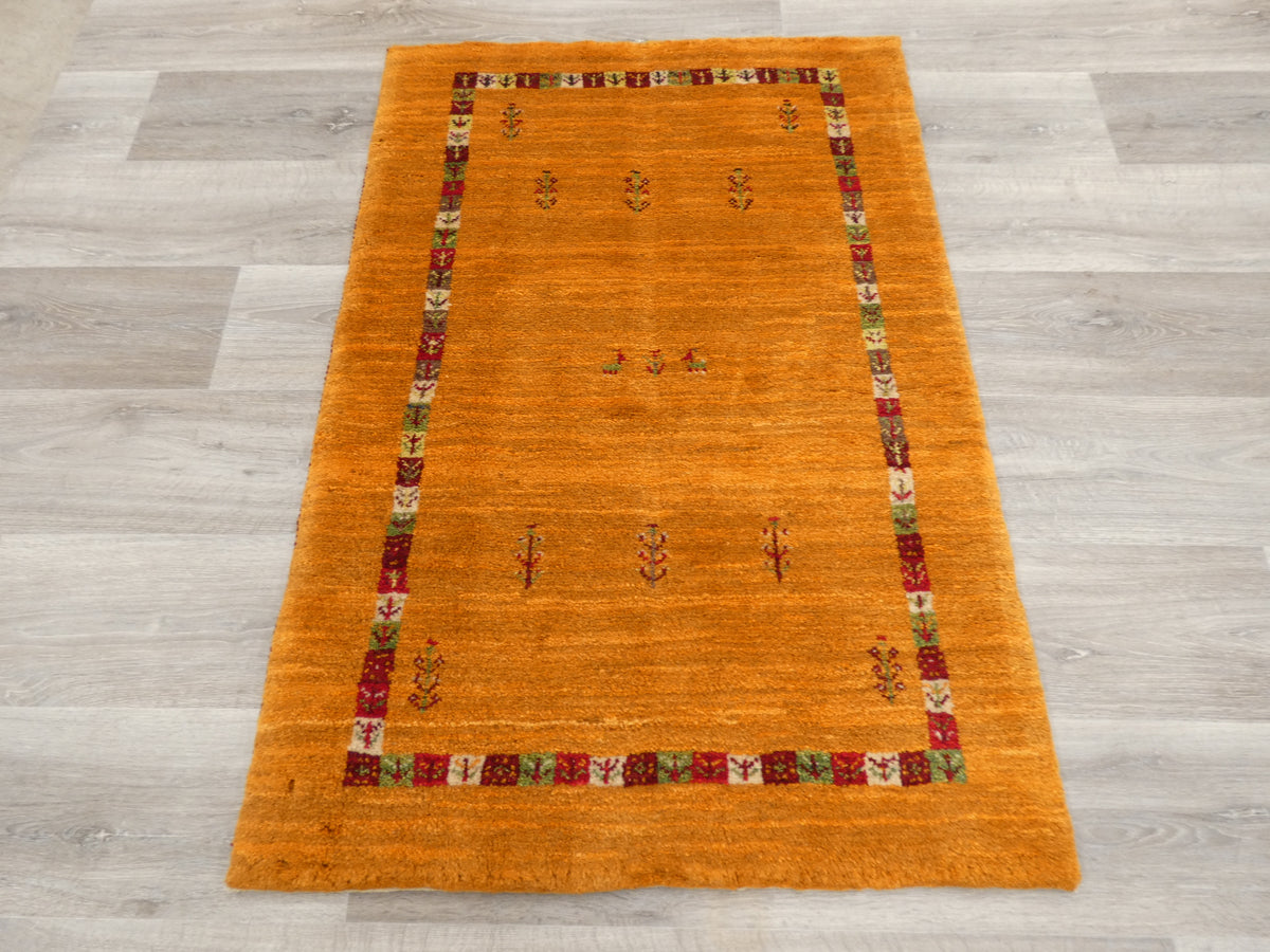 Authentic Persian Hand Knotted Gabbeh Rug Size 122 x 84cm — Rugs Direct