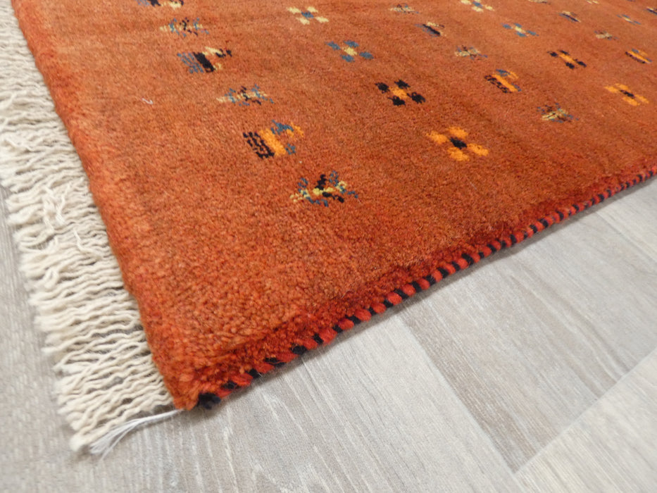 Authentic Persian Hand Knotted Gabbeh Rug Size: 160 x 60cm- Rugs Direct