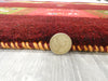 Authentic Persian Hand Knotted Gabbeh Rug Runner Burgundy Colour Size: 192 x 84cm-Rugs Direct 