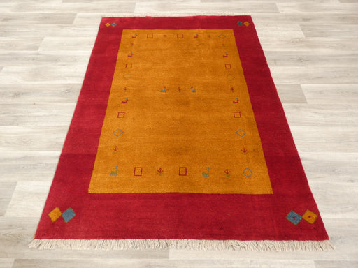 Authentic Persian Hand Knotted Gabbeh Rug Size: 201 x 149cm- Rugs Direct 