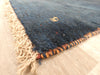 Authentic Persian Hand Knotted Gabbeh Rug Navy Colour Size: 144 x 107cm- Rugs Direct