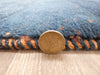 Authentic Persian Hand Knotted Gabbeh Rug Navy Colour Size: 144 x 107cm- Rugs Direct