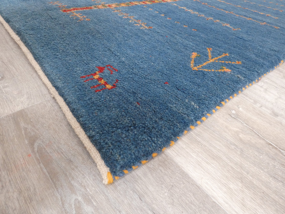 Authentic Persian Hand Knotted Gabbeh Rug Size: 149 x 100cm