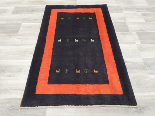 Authentic Persian Hand Knotted Gabbeh Rug Size: 146 x 101cm- Rugs direct