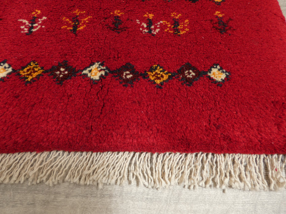 Authentic Persian Hand Knotted Gabbeh Rug Size: 121 x 80cm-Rugs Direct