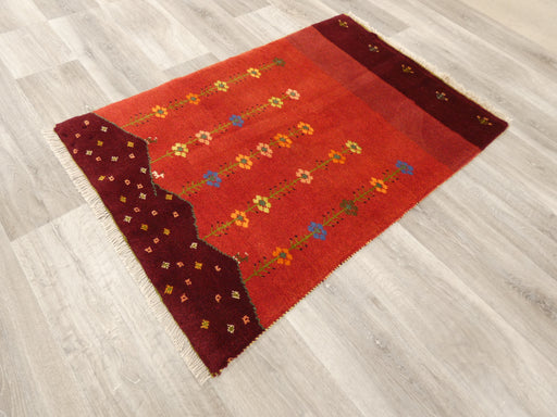 Authentic Persian Hand Knotted Gabbeh Rug Size: 120 x 81cm- Rugs Direct 