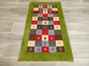 Authentic Persian Hand Knotted Gabbeh Rug Size: 122 x 71cm- Rugs Direct